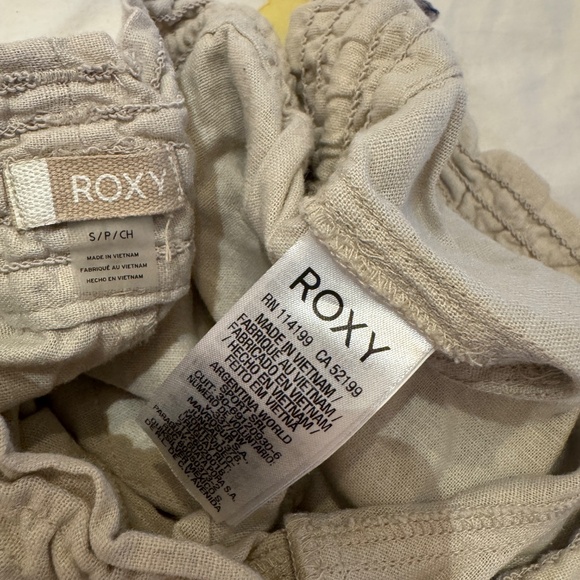 Roxy Linen-Blend Pants, Size S - Picture 4 of 4